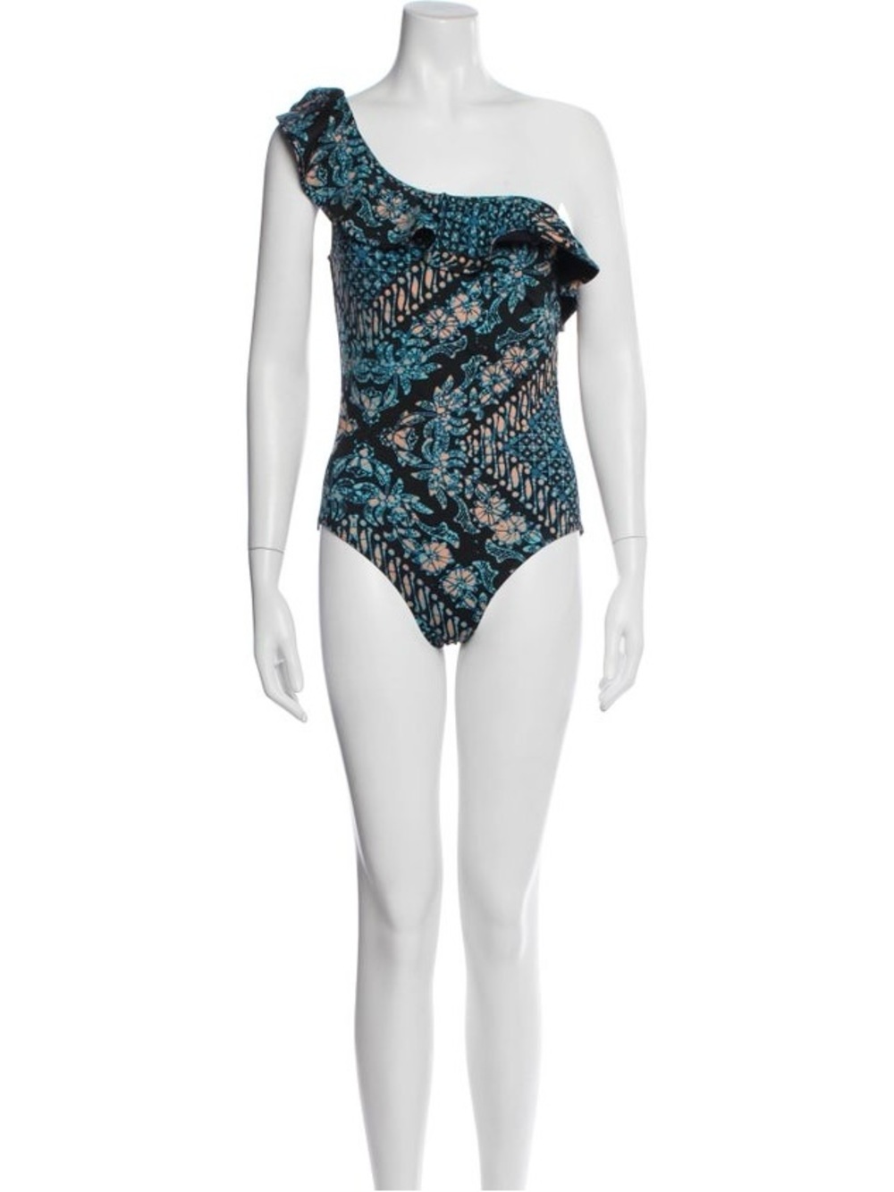 $370 Ulla Johnson One-Piece Swimsuit Patterns Size Women’s